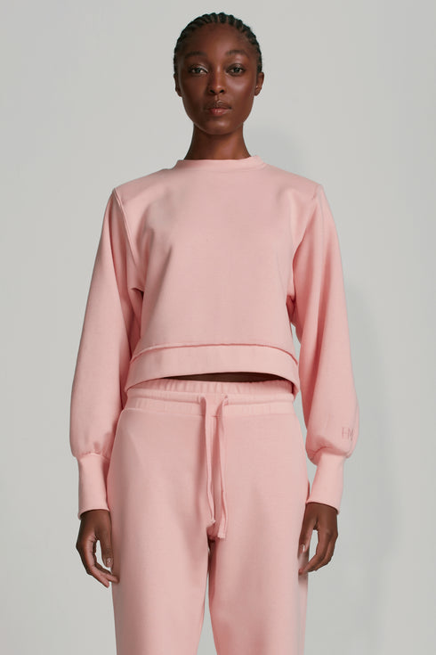 BLUSA GOLA ALTA ROSA